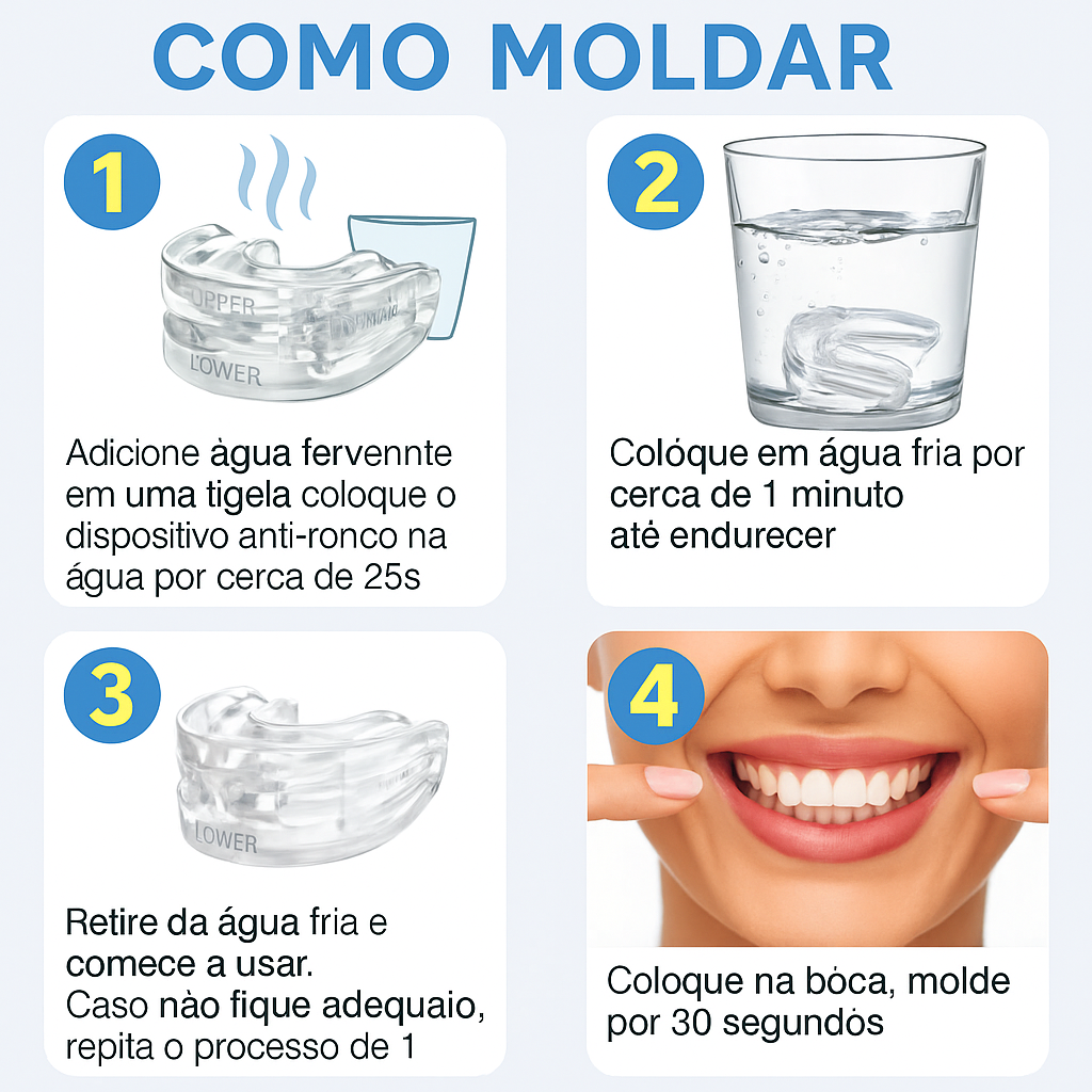 SleepGuard Pro — Antirronquido Ajustable para Noches Silenciosas y Sueño Reparador